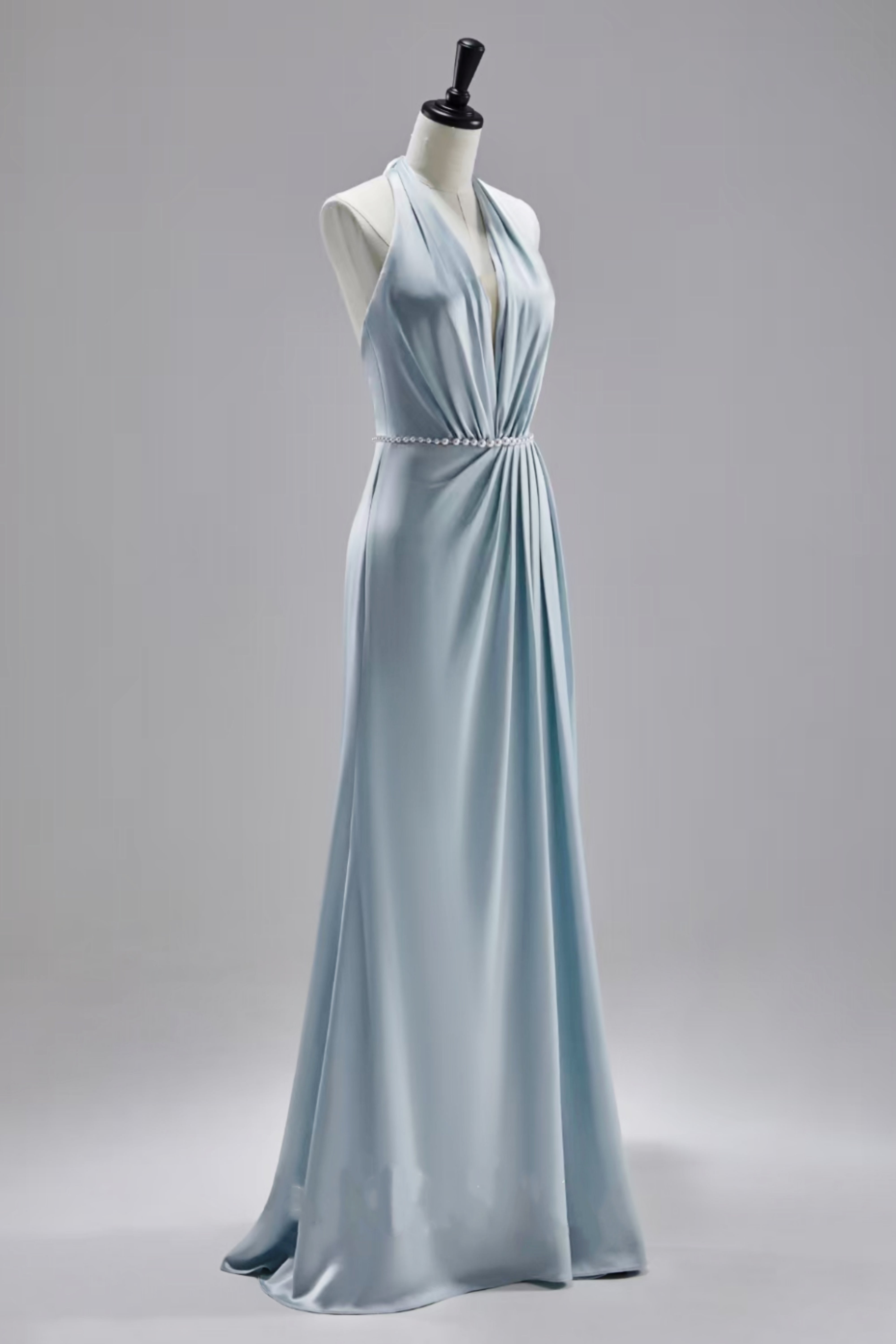 Perlenflüstern im Morgentau Brautjungfernkleid