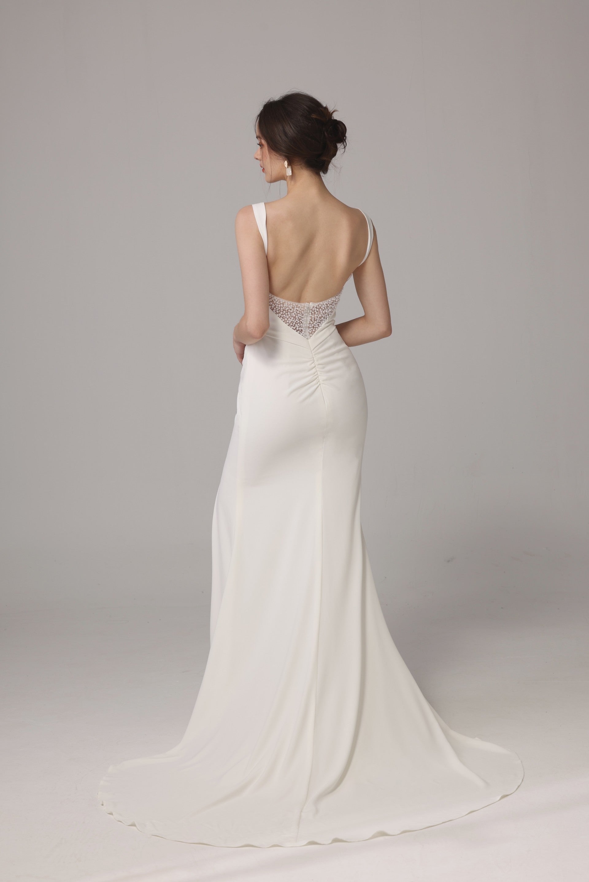 sexy Satin Meerjungfrau Brautkleid LVB2666