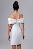 SEXY SATIN-BRAUTKLEID MIT ABNEHMBARER SCHLEPPE LVB2532