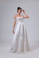 Brautkleid aus Satinspitze LVB2529