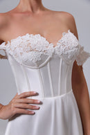 Brautkleid aus Satinspitze LVB2529