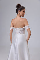 Brautkleid aus Satinspitze LVB2529