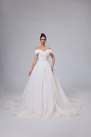 elegantes hochwertiges Organza-Brautkleid LVB2531