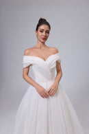 elegantes hochwertiges Organza-Brautkleid LVB2531
