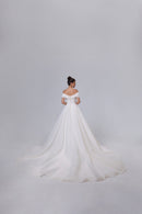 elegantes hochwertiges Organza-Brautkleid LVB2531