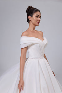 elegantes hochwertiges Organza-Brautkleid LVB2531