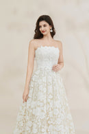 Brautkleid aus floraler Spitze LVB2616