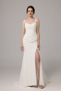 sexy Satin Meerjungfrau Brautkleid LVB2666