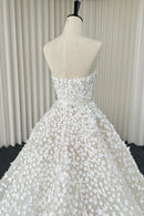 Hochzeitskleid / Brautkleid（inklusive Schleier und Handschuhe) LVB2707