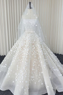 Hochzeitskleid / Brautkleid（inklusive Schleier und Handschuhe) LVB2707