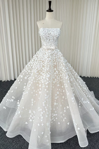 Hochzeitskleid / Brautkleid（inklusive Schleier und Handschuhe) LVB2707