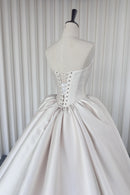 Satin Brautkleid / Hochzeitskleid LVB2709