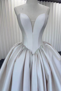Satin Brautkleid / Hochzeitskleid LVB2709