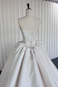 Satin Brautkleid / Hochzeitskleid LVB2709