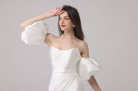 Kurzes Mini-Brautkleid LVB2632